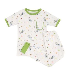 Nola Tawk Time To Par-Tee Organic Cotton Pajamas, 4T